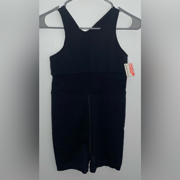 NWT - Free People Movement Black Every Single Time Runsie - Size: M-L - Picture 1 of 5